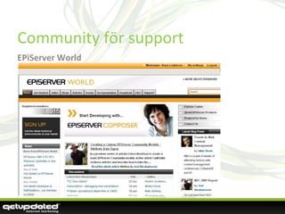 Community för support EPiServer World 