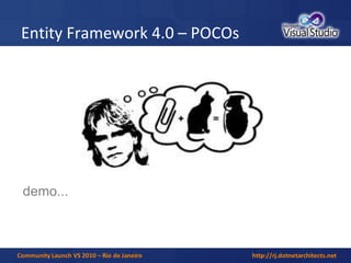 Entity Framework 4.0 – POCOs demo... 