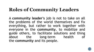 Community Leaders