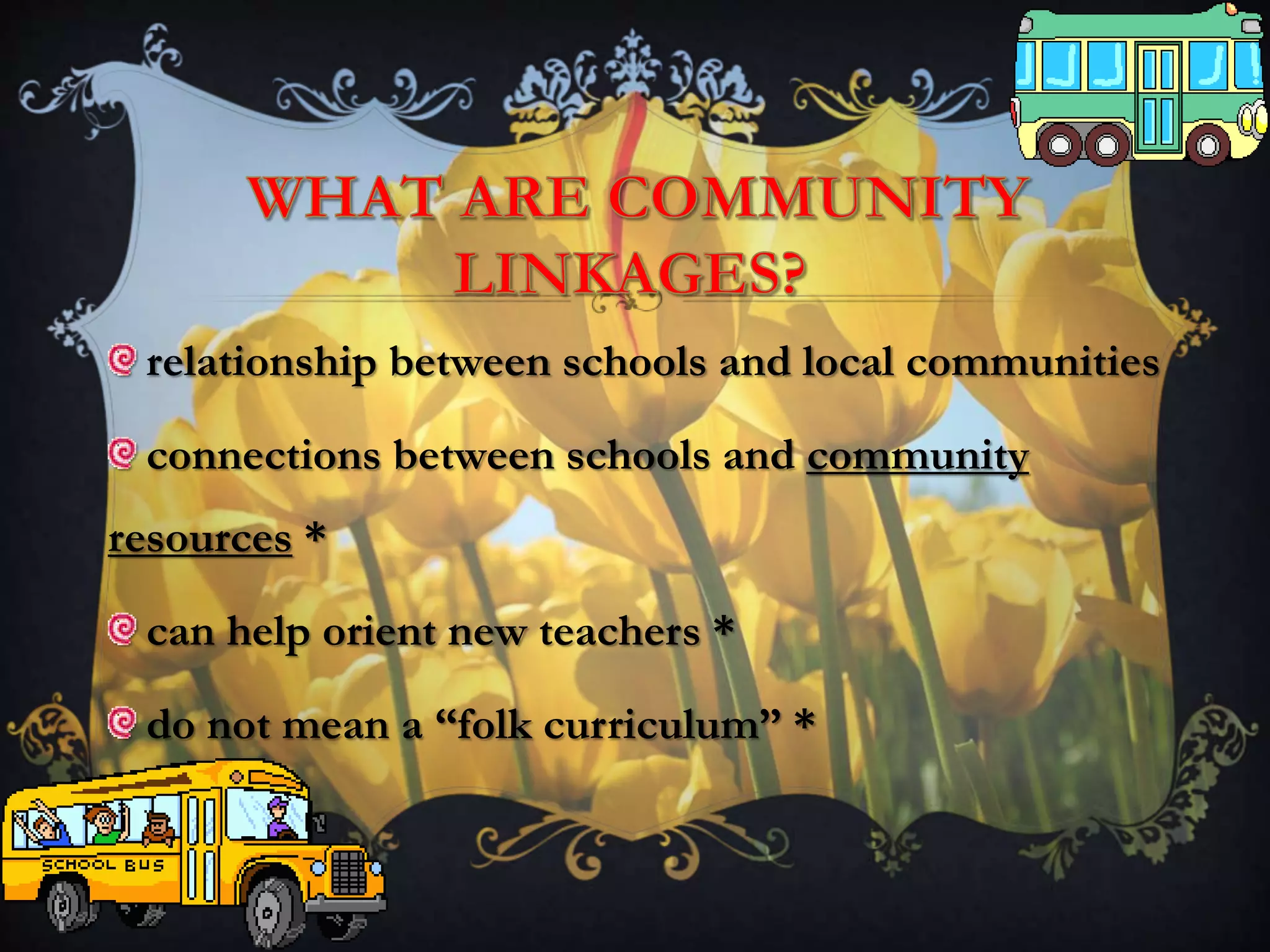 Community linkages PPT