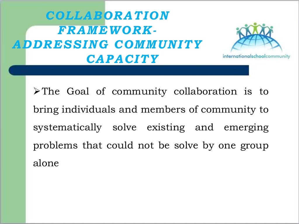 Community linkages