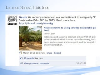 Le cas Nestlé-kit kat 