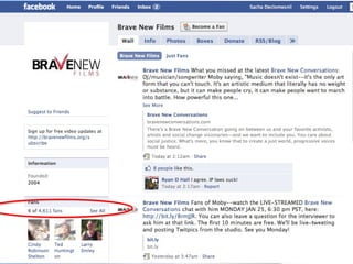 L’exemple de Robert Greenwald – facebook group 