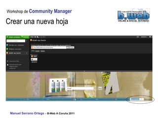 Crear una nueva hoja 