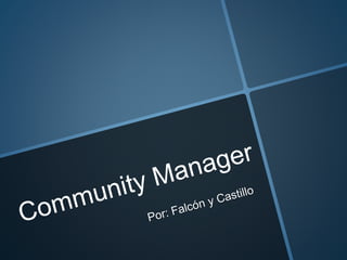 Community manager   habilidades