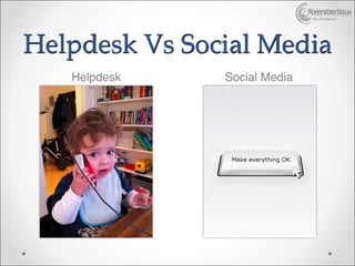 http://bertiaux.fr




Helpdesk Vs Social Media
   Helpdesk    Social Media
 