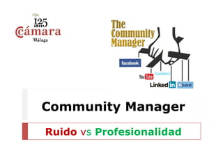 Community Manager Ruidovs Profesionalidad 