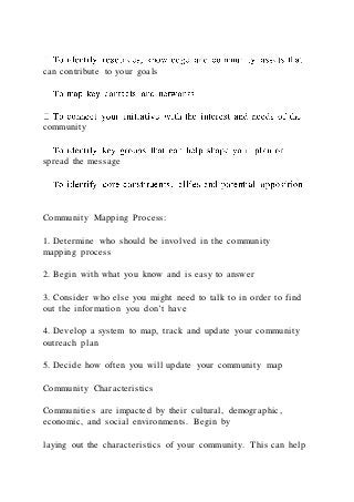 Community Mapping Worksheet 1 Community Mapping | DOCX
