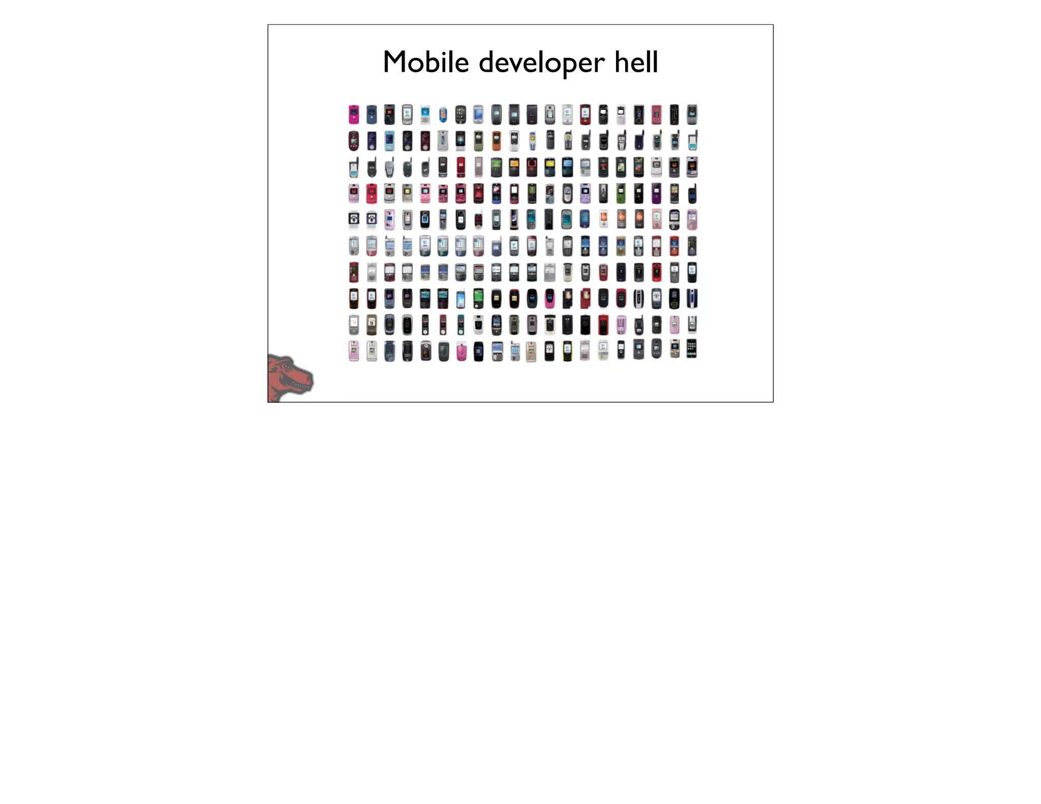 Mobile developer hell
 