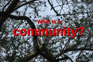 Community Matters!!!111