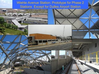 Wiehle Avenue Station: Prototype for Phase 2
County of Fairfax, Except for Dulles Airport Station
     Stations Virginia
 