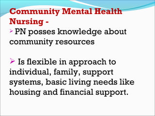 Community mental health by suresh aadi8888 | PPT