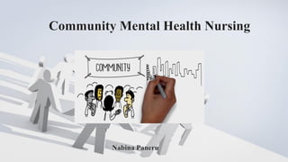 Community Mental Health Nursing
Nabina Paneru
 