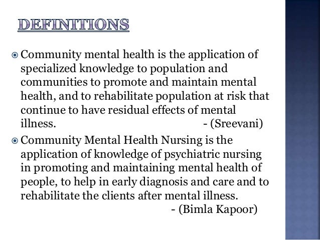 mental health definition