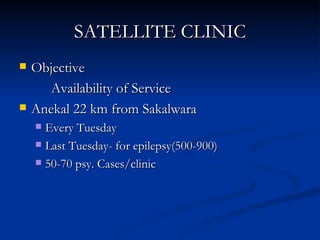 Community Mental Health Services in india At Nmhans Power Point ...