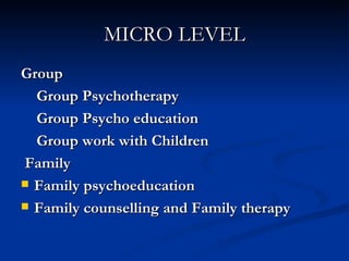 Community Mental Health Services in india At Nmhans Power Point ...