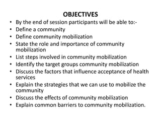 Community Mobilization