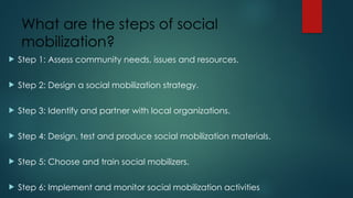 Community Mobilization Example Community Mobilization and civic engagement.pptx