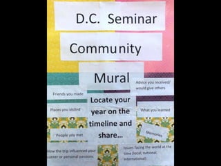 DC Human Rights Seminar Alumni Reunion | Community Mural