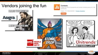 Vendors joining the fun
 