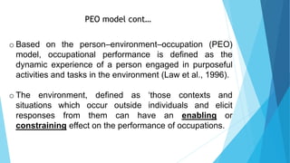 Community Occupational Therapy | PDF