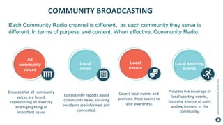 Unity Broadcasting INTRODUCTION TO THE COMM UNITY BROADCASTING SECTOR | PPTX