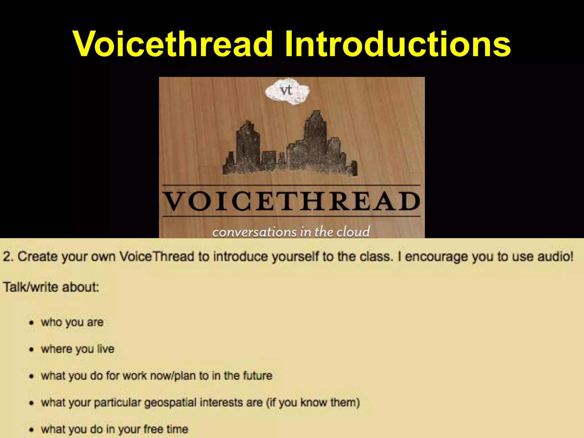 Personal Interviews via Texting
http://padlet.com/
 