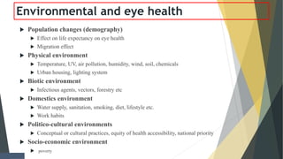 Community ophthalmology: concept & practices | PPTX