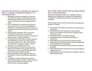 Community outreach and research project