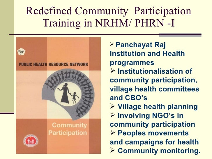 Community Participation In Primary Health Care
