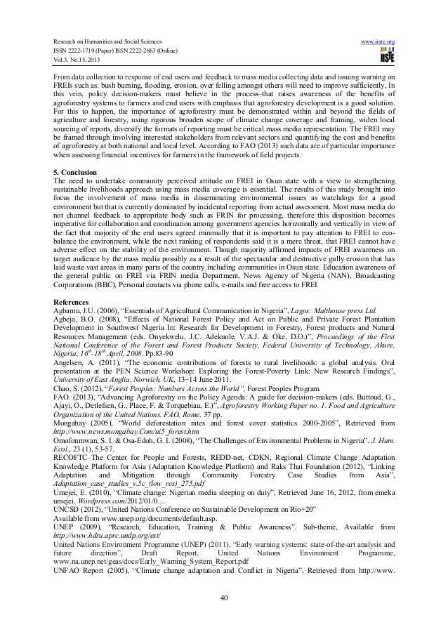 Research papers about media