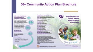 50+ Community Action Plan Brochure
 