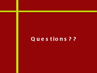 Questions?? 
