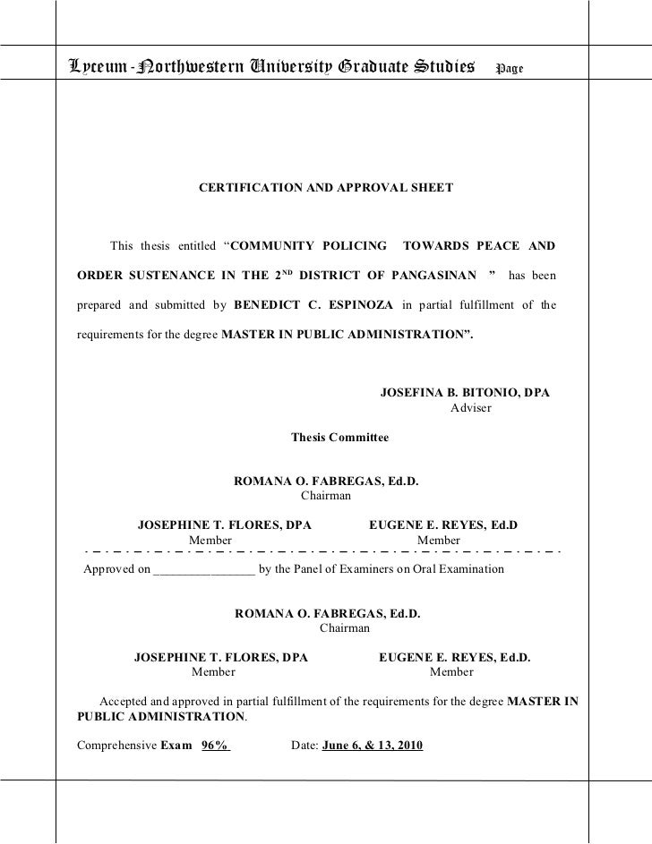 Public order policing dissertation