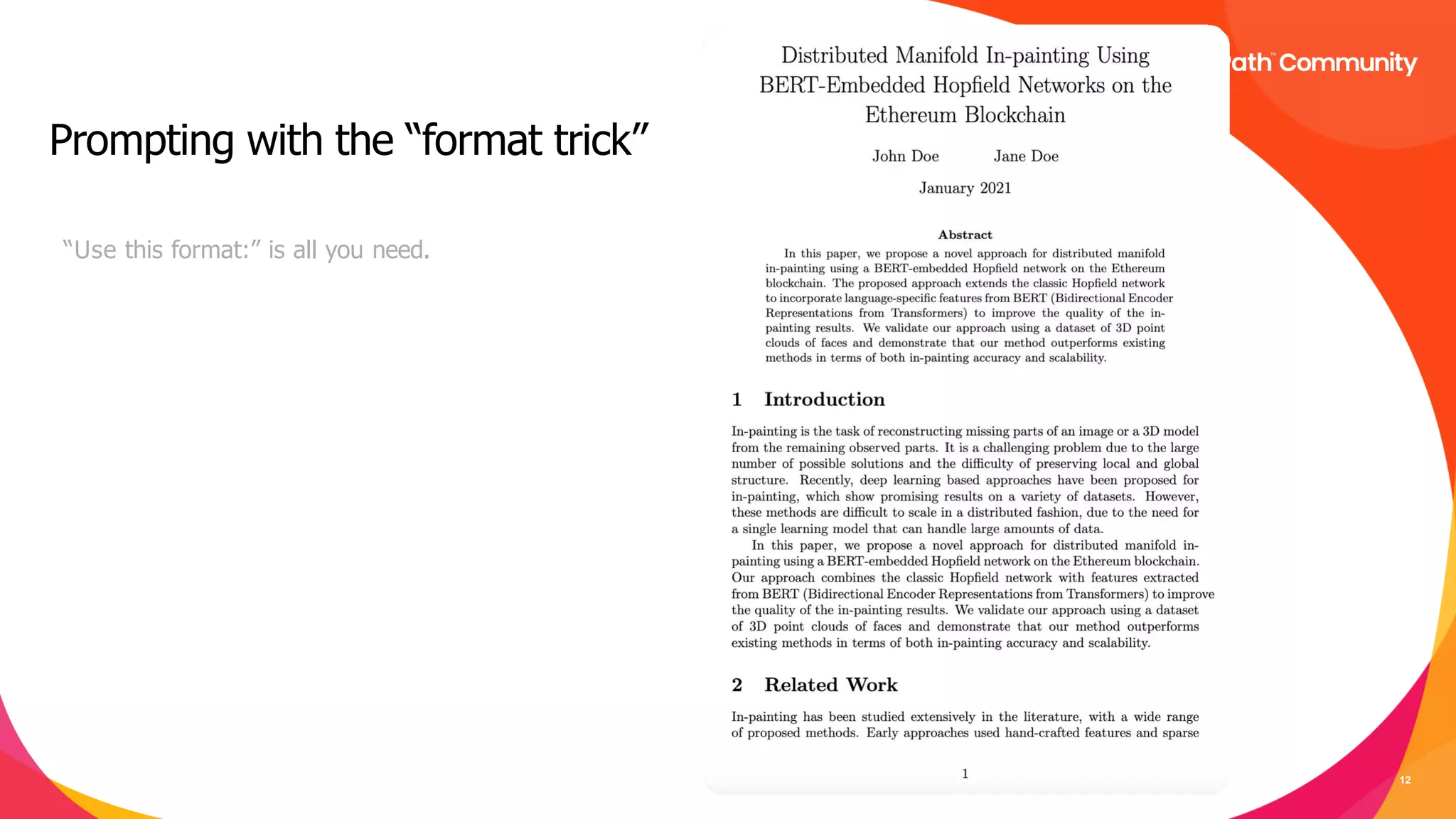12
Prompting with the “format trick”
“Use this format:” is all you need.
©
2
0
2
3
S
c
a
l
e
I
n
c
.
 