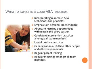 Community presentation autism and aba 03.2015