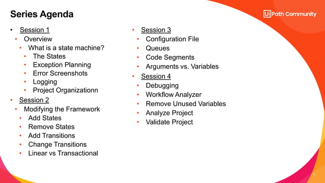 UiPath REFramework Overview Developer Series - Part 1 of 4 | PPTX ...