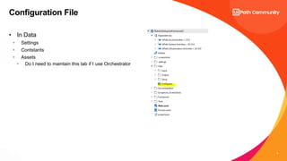 REFramework: Queues, Configuration and Creating within the States ...