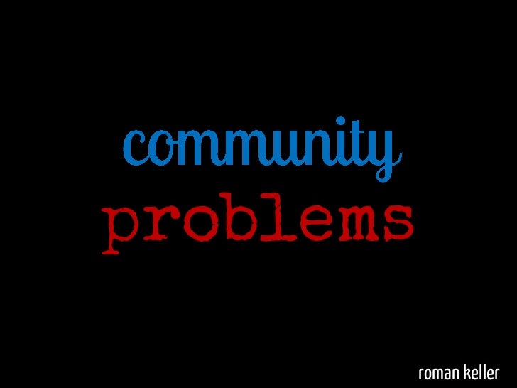 community-problem