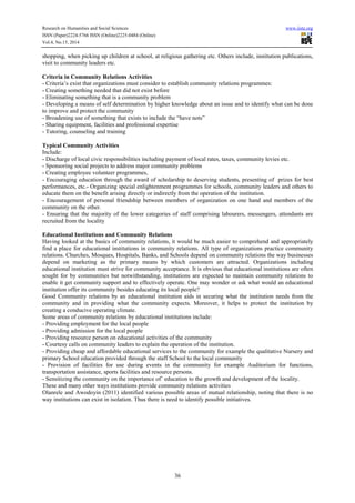Community relations | PDF