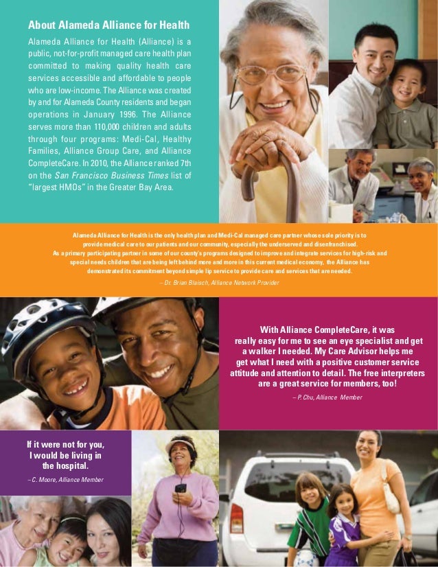 Alameda Alliance for Health Community Report