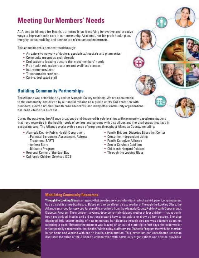 Alameda Alliance For Health Community Report