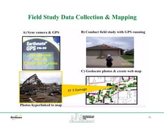 71
Field Study Data Collection & Mapping
 