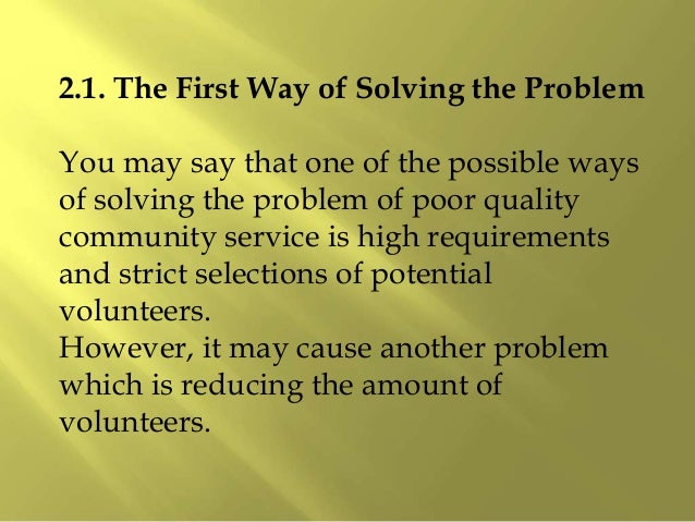 How to Start a Community Service Project - Words | Help Me how to start a community service essay