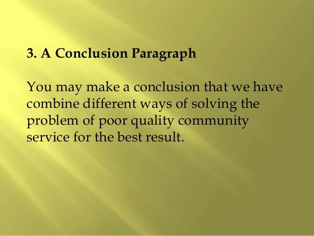 Free Community Service Essays and Papers | Help Me