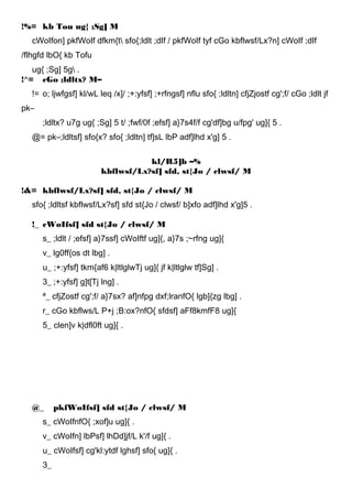 !%= kb Tou ug{ ;Sg] M
   cWoIfon] pkfWoIf dfkm{t sfo{;ldlt ;dIf / pkfWoIf tyf cGo kbflwsf/Lx?n] cWoIf ;dIf
/flhgfd lbO{ kb Tofu
   ug{ ;Sg] 5g .
!^= cGo ;ldltx? M–
   != o; ljwfgsf] kl/wL leq /x]/ ;+:yfsf] ;+rfngsf] nflu sfo{ ;ldltn] cfjZjostf cg';f/ cGo ;ldlt jf
pk–
      ;ldltx? u7g ug{ ;Sg] 5 t/ ;fwf/0f ;efsf] a}7s4f/f cg'df]bg u/fpg' ug]{ 5 .
   @= pk–;ldltsf] sfo{x? sfo{ ;ldltn] tf]sL lbP adf]lhd x'g] 5 .

                                    kl/R5]b –%
                         kbflwsf/Lx?sf] sfd, st{Jo / clwsf/ M

!&= kbflwsf/Lx?sf] sfd, st{Jo / clwsf/ M
   sfo{ ;ldltsf kbflwsf/Lx?sf] sfd st{Jo / clwsf/ b]xfo adf]lhd x'g]5 .

   !_ cWoIfsf] sfd st{Jo / clwsf/ M
      s_ ;ldlt / ;efsf] a}7ssf] cWoIftf ug]{, a}7s ;~rfng ug]{
      v_ lg0ff{os dt lbg] .
      u_ ;+:yfsf] tkm{af6 k|ltlglwTj ug]{ jf k|ltlglw tf]Sg] .
      3_ ;+:yfsf] g]t[Tj lng] .
      ª_ cfjZostf cg';f/ a}7sx? af]nfpg dxf;lranfO{ lgb]{zg lbg] .
      r_ cGo kbflws/L P+j ;B:ox?nfO{ sfdsf] aFf8kmfF8 ug]{
      5_ clen]v k|dfl0ft ug]{ .




   @_      pkfWoIfsf] sfd st{Jo / clwsf/ M
      s_ cWoIfnfO{ ;xof]u ug]{ .
      v_ cWoIfn] lbPsf] lhDd]jf/L k'/f ug]{ .
      u_ cWoIfsf] cg'kl:ytdf lghsf] sfo{ ug]{ .
      3_
 
