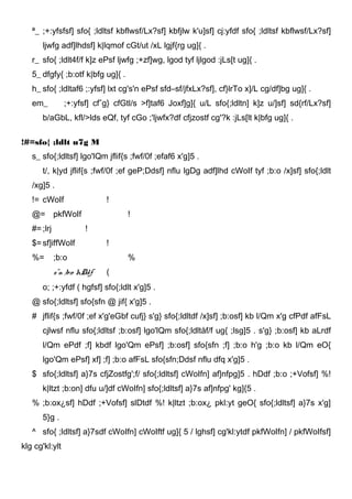 ª_ ;+:yfsfsf] sfo{ ;ldltsf kbflwsf/Lx?sf] kbfjlw k'u]sf] cj:yfdf sfo{ ;ldltsf kbflwsf/Lx?sf]
      ljwfg adf]lhdsf] k|lqmof cGt/ut /xL lgjf{rg ug]{ .
   r_ sfo{ ;ldlt4f/f k]z ePsf ljwfg ;+zf]wg, lgod tyf ljlgod :jLs[t ug]{ .
   5_ dfgfy{ ;b:otf k|bfg ug]{ .
   h_ sfo{ ;ldltaf6 ;:yfsf] lxt cg's'n ePsf sfd–sf/jfxLx?sf], cf}lrTo x]/L cg/df]bg ug]{ .
   em_          ;+:yfsf] cfˆg} cfGtl/s >f]taf6 Joxf]g]{ u/L sfo{;ldltn] k]z u/]sf] sd{rf/Lx?sf]
      b/aGbL, kfl/>lds eQf, tyf cGo ;'ljwfx?df cfjzostf cg'?k :jLs[lt k|bfg ug]{ .

!#=sfo{ ;ldlt u7g M
   s_ sfo{;ldltsf] lgo'lQm jflif{s ;fwf/0f ;efaf6 x'g]5 .
      t/, k|yd jflif{s ;fwf/0f ;ef geP;Ddsf] nflu lgDg adf]lhd cWoIf tyf ;b:o /x]sf] sfo{;ldlt
   /xg]5 .
   != cWoIf                  !
   @= pkfWoIf                      !
   #= ;lrj             !
   $= sf]iffWoIf             !
   %=        ;b:o                  %
             s"n ;b:o hDdf   (
      o; ;+:yfdf ( hgfsf] sfo{;ldlt x'g]5 .
   @ sfo{;ldltsf] sfo{sfn @ jif{ x'g]5 .
   # jflif{s ;fwf/0f ;ef x'g'eGbf cufj} s'g} sfo{;ldltdf /x]sf] ;b:osf] kb l/Qm x'g cfPdf afFsL
      cjlwsf nflu sfo{;ldltsf ;b:osf] lgo'lQm sfo{;ldltåf/f ug{ ;lsg]5 . s'g} ;b:osf] kb aLrdf
      l/Qm ePdf ;f] kbdf lgo'Qm ePsf] ;b:osf] sfo{sfn ;f] ;b:o h'g ;b:o kb l/Qm eO{
      lgo'Qm ePsf] xf] ;f] ;b:o afFsL sfo{sfn;Ddsf nflu dfq x'g]5 .
   $ sfo{;ldltsf] a}7s cfjZostfg';f/ sfo{;ldltsf] cWoIfn] af]nfpg]5 . hDdf ;b:o ;+Vofsf] %!
      k|ltzt ;b:on] dfu u/]df cWoIfn] sfo{;ldltsf] a}7s af]nfpg' kg]{5 .
   % ;b:ox¿sf] hDdf ;+Vofsf] slDtdf %! k|ltzt ;b:ox¿ pkl:yt geO{ sfo{;ldltsf] a}7s x'g]
      5}g .
   ^ sfo{ ;ldltsf] a}7sdf cWoIfn] cWoIftf ug]{ 5 / lghsf] cg'kl:ytdf pkfWoIfn] / pkfWoIfsf]
klg cg'kl:ylt
 