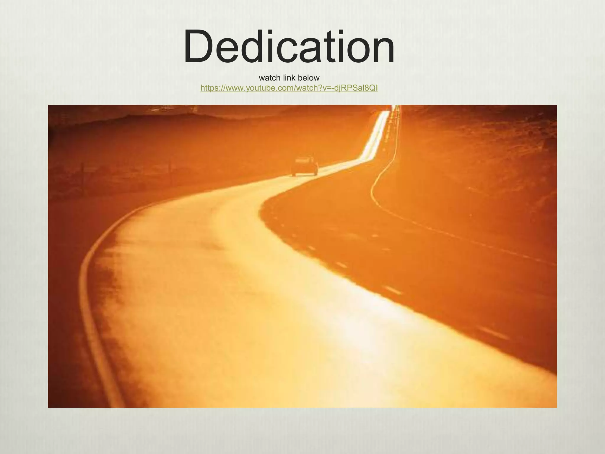 Dedicationwatch link below
https://www.youtube.com/watch?v=-djRPSal8QI
 