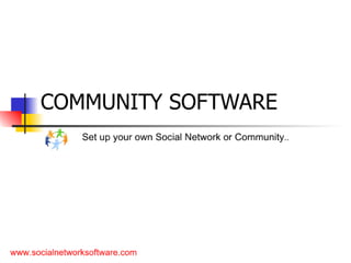 Community software