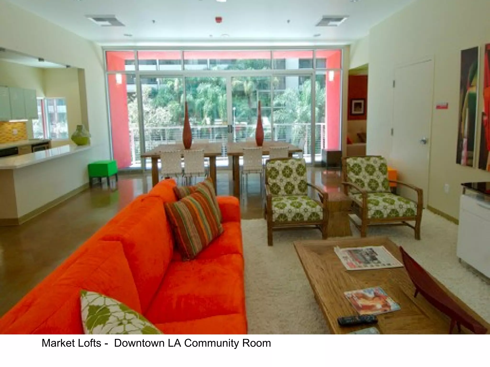 Market Lofts -  Downtown LA Community Room 